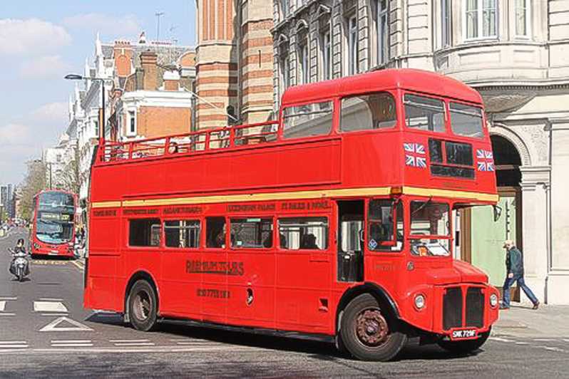 london vintage bus tour with cream tea at harrods