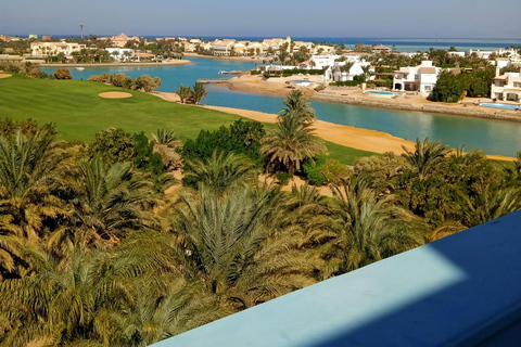 Hurghada: El Gouna city Tour with Boat & Tuk-Tuk in private