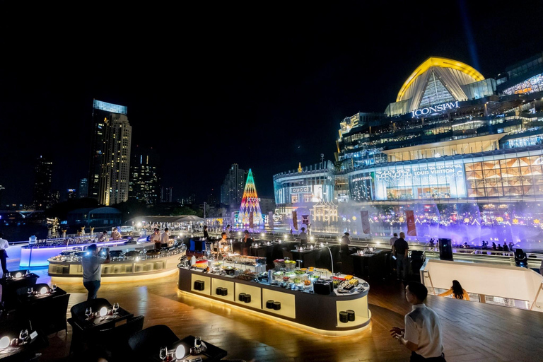 Bangkok: Cena Crucero Buffet Opulencia con Espectáculo de Danza