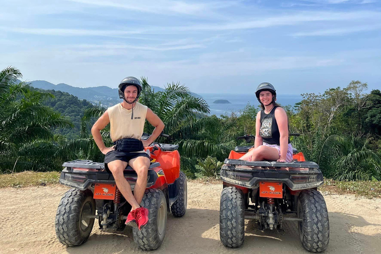 Depuis Phuket : Itinéraires panoramiques en quad avec vue sur Karon et Patong1 heure de route