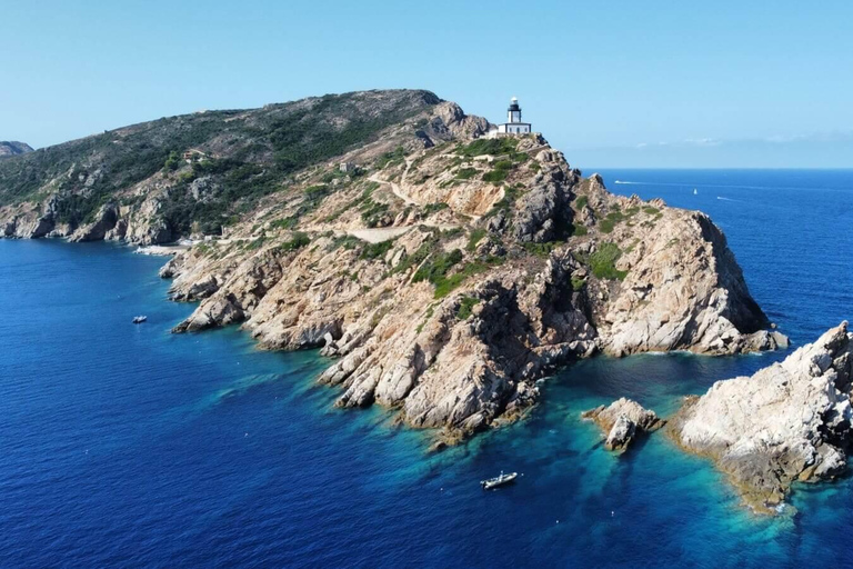 Calvi : Sortie snorkeling en bateau en bordure de réserve Calvi : Snorkeling Adventure by the Natural Reserve