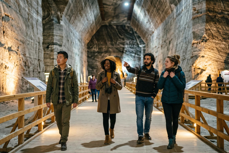 From Bucharest : Salt Mine & Dracula's Tomb Island Tour VIP TOUR Bucharest : Salt Mine & Dracula's Tomb Island Tour