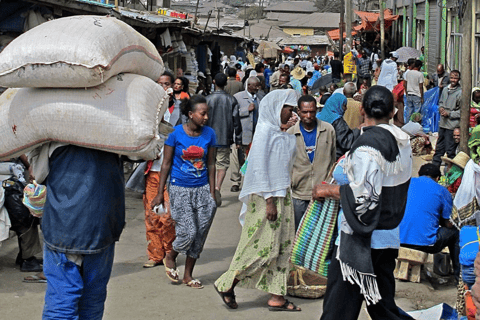 Addis Abeba: wycieczka po wzgórzu Entoto i targu Mercato