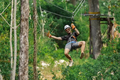 From Nadi: Adventurous Zipline Tour - Momi Bay Ex Coral Coast Hotels (Warwick - Outrigger)