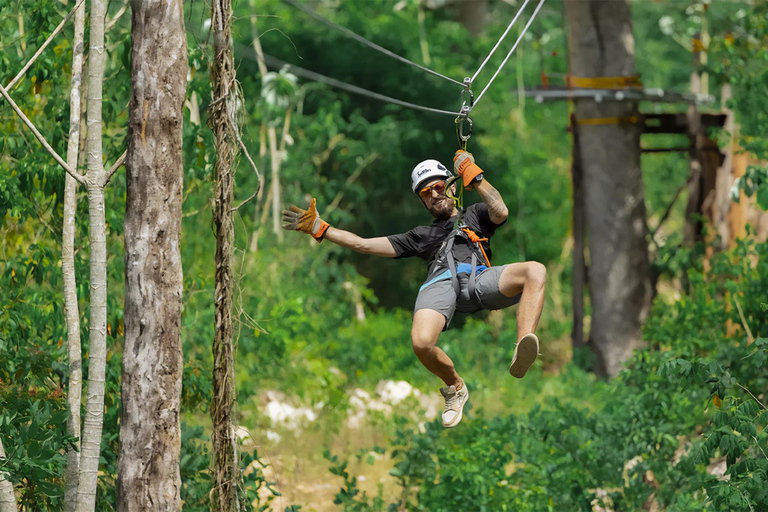 From Nadi: Adventurous Zipline Tour - Momi Bay Ex Coral Coast Hotels (Warwick - Outrigger)