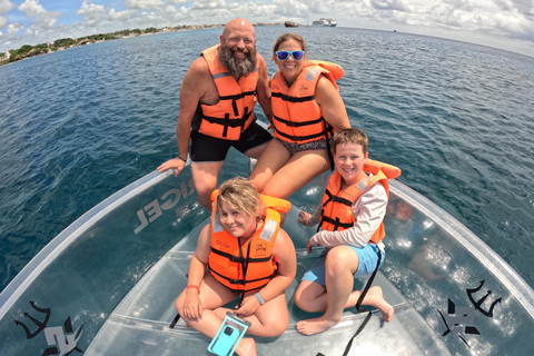 Cozumeltastic: Clear Boat Sightseeing Tour in Cozumel Cozumeltastic: Transparent Boat Tour in Cozumel