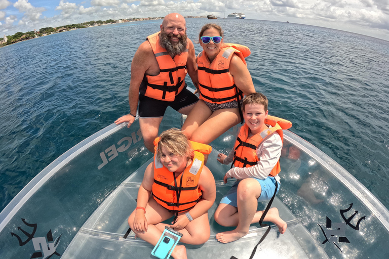 Cozumeltastic: Clear Boat Sightseeing Tour in Cozumel Cozumeltastic: Transparent Boat Tour in Cozumel