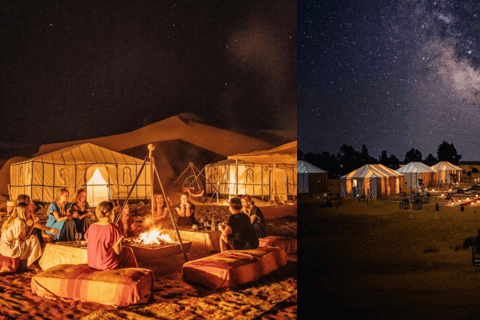 梅尔祖卡沙漠：骆驼骑乘体验、四轮越野车和星空露营选项2：豪华营地