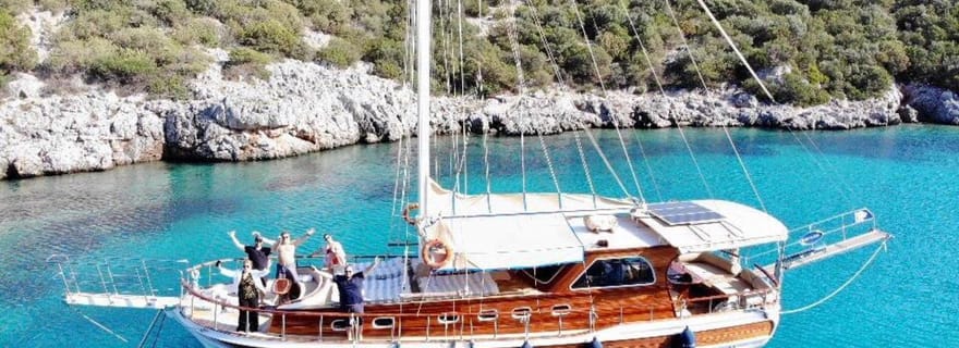 Bodrum : Visite privée en goélette avec déjeuner