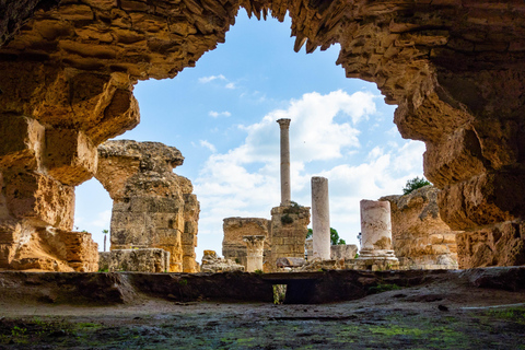 Prywatna jednodniowa wycieczka: Medyna w Tunisie, Kartagina, Sidi Bousaid