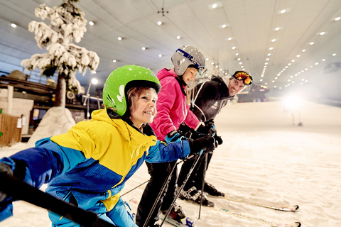 Dubai: Sesión en pista de 2 horas o de un día entero en Ski DubaiSesión de esquí en pista de 2 horas