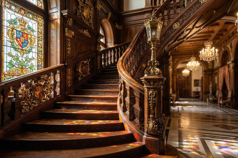 3 Castles Small Group Tour: Peles, Bran & „Wednesday” Castle Audio Guide 24 Languages