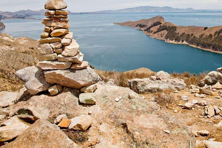 Katamaran auf dem Titicacasee und Besuch der Isla del Sol