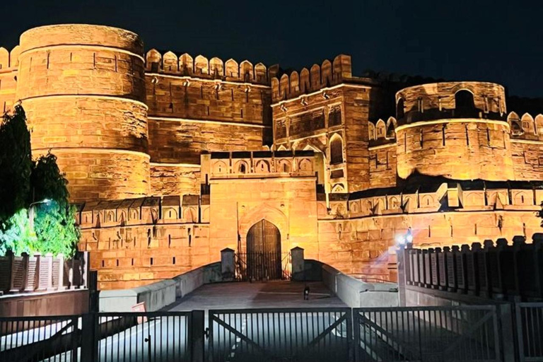 Agra by Night: Private Street Food Tour With Local Markets ( Car with Driver + Tour Guide + Street Food Tasting )