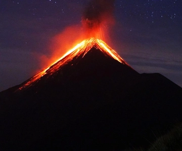 From Tropea: Panarea Island and Stromboli Volcano by Night