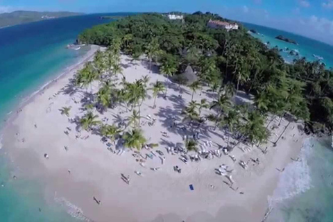 Cascata El Limón e Ilha Cayo Levantado desde Bayahibe