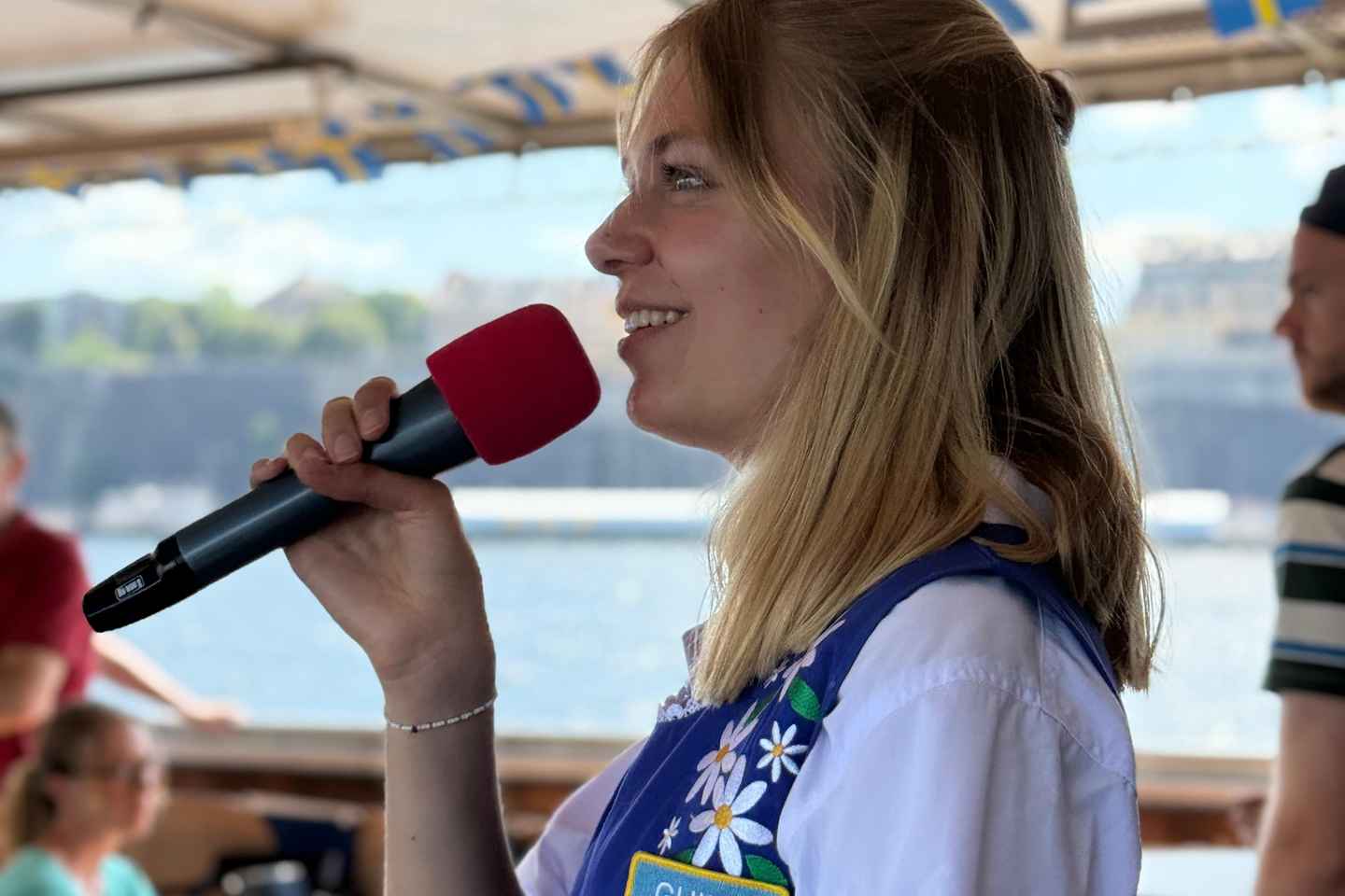 Stockholm: Midsummer Archipelago Boat Tour Live Guide DE/EN