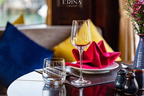 2/3-Day Halong & Lan Ha Bay Erina 5* Cruise balcony, bathtub 3-Days Cruise with Transfer from/to Hanoi or Ninh Binh