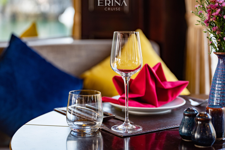 2/3-Day Halong & Lan Ha Bay Erina 5* Cruise balcony, bathtub 3-Days Cruise with Transfer from/to Hanoi or Ninh Binh