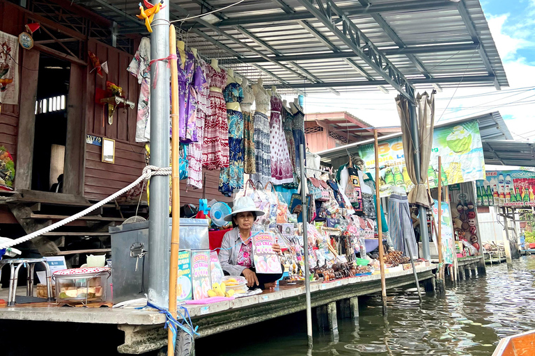 Bangkok: prywatna kolejka i pływający targ z łódkąPrzewodnik po języku niemieckim