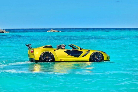 Double Thrill – Jet Car & Jet Ski. Transfer + Drone Option For 2 Participant. 1 hour ride Jetski & 30 Minutes jetcar