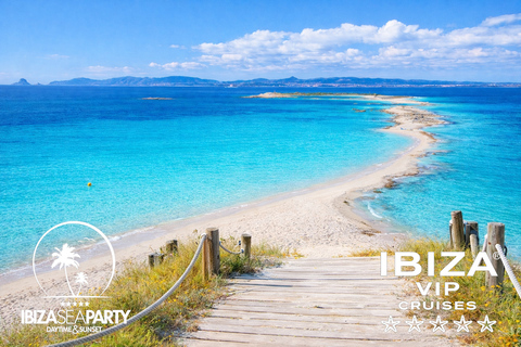 Ibiza: Formentera VIP Boat Paella, BBQ, OpenBar, DJ & Sunset BASIC TICKET with 5h Open Bar & Breakfast