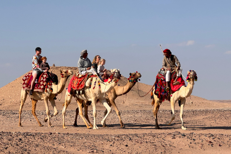 Hurghada: Camel Ride & horse ride and Off-Road Jeep Tour pickup from hotels inside hurghada