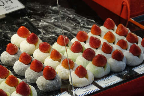 Osaka : Marché de Kuromon et visite culinaire de 2 heures à SennichimaeVisite en petit groupe en anglais