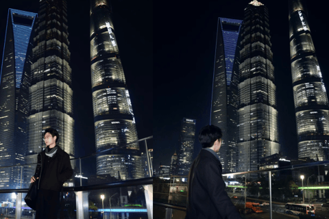 Shanghai: Night City View Photoshoot at Lujiazui