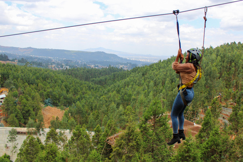 Addis Abeba Entoto Mtn: Reiten, Paintball und ZiplineEntoto Mtn: Reiten, Paintball und Zipline-Hochseilgarten