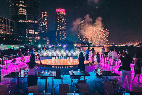 Bangkok: Cena en Crucero de Lujo por el Río Chao Phraya y Traslado