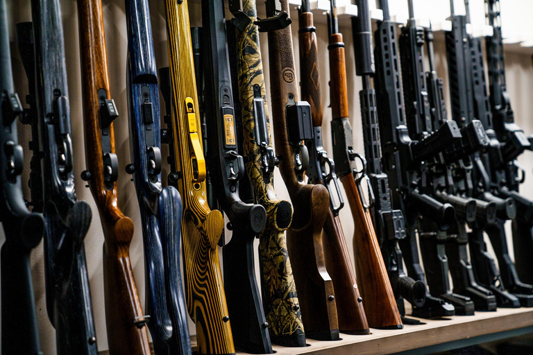 Prague: Target Gun Shooting Experience with Hotel Pickup Prague Target Gun Shooting & Transport & 3 Guns - 25 Shots