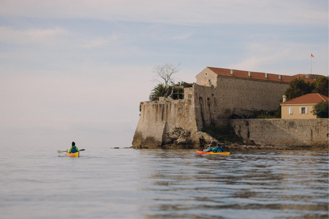 Budva: Winter Sea Kayak Tour to Caves & St Nicholas Island