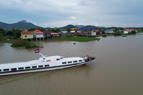 Phnom Penh to Siem Reap: Scenic Express Boat & Bus Journey Phnom Penh to Siem Reap, via Kampong Leng