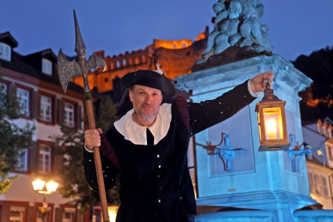 Heidelberg: On the trail of the Night Watchmen Private Tour - German guide