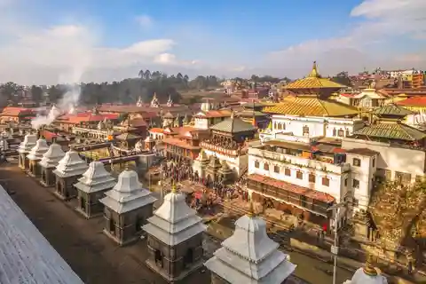 Riti di cremazione a Kathmandu
