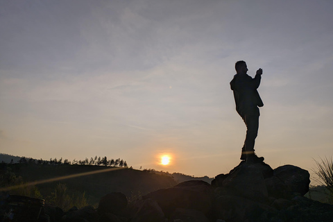 YOGYAKARTA MERAPI SUNRISE WITH A JEEP