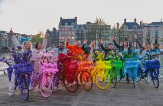 Amsterdam: Flower Bike geführte Stadtführung durch die Grachten