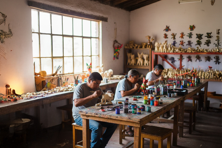 Tour Oaxaca Antigua: Monte Albán, Alebrijes & Artesanías Oaxaca Antigua: Full-Day Cultural Experience