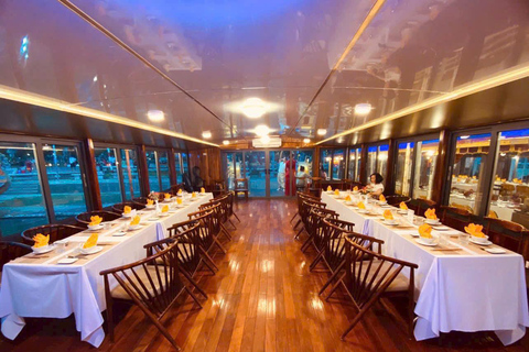 Hue: Night Cruise, 7 Course Dinner & Music on Perfume River Hue: Night Cruise, 7 Course Dinner & Music on Perfume River