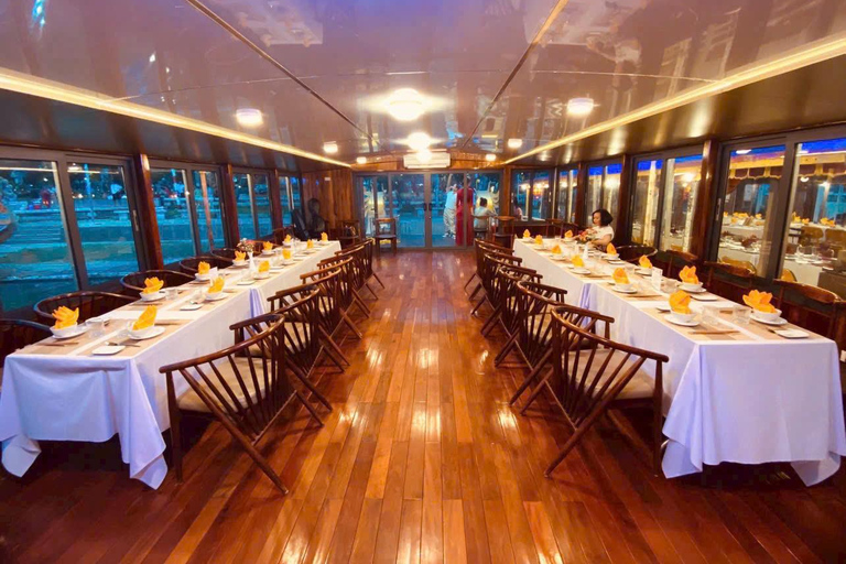 Hue: Night Cruise, 7 Course Dinner & Music on Perfume River Hue: Night Cruise, 7 Course Dinner & Music on Perfume River