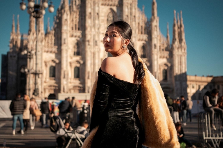 Milaan: privé professionele fotoshoot in de DuomoVIP-optie (50 foto's)