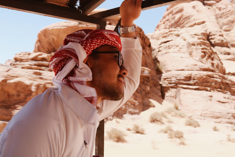 Wadi Rum: Famous place UNESCO Jeep Tour Camel Ride Option Full-Day Tour Hiking Jordan's Highest Mountain
