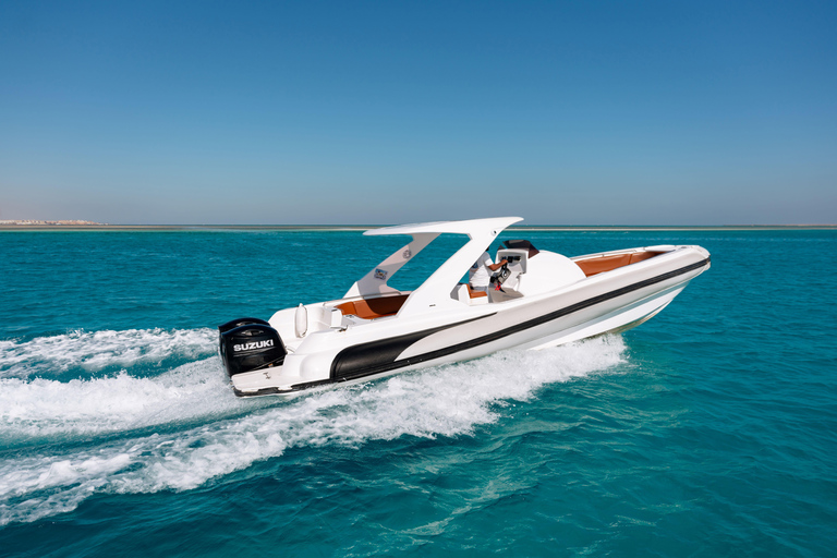 Hurghada: Paradise Speedboat W/ Optional Snorkeling & Lunch Island Transfer: Sea Taxi Speedboat, Without Entry Ticket