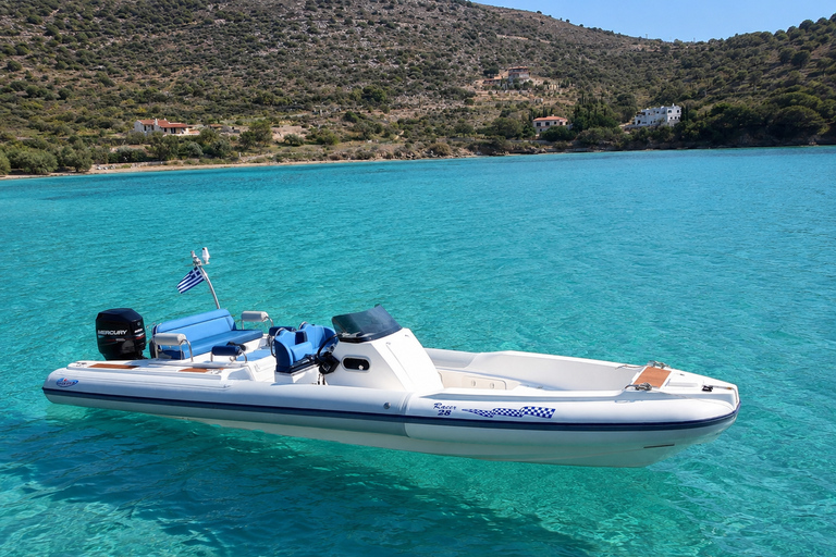 Chania Bay: Private Cruise with Snacks&Drinks, Snorkel-11PAX