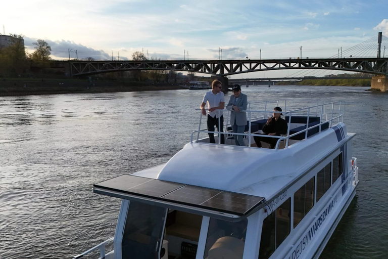 Varsóvia: cruzeiro privado pelo rio com snacks e bebidasVarsóvia: cruzeiro privado no rio com lanches e bebidas