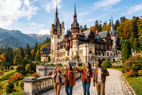 Bucharest: Peleș Castle, Bran Castle & Brașov Day Trip Bucharest to Peleș Castle, Bran Castle and medieval Brașov