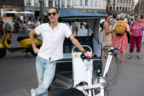 Erkunden Sie Straßburg bequem und mühelos in einer Rikscha/einem Tuk-Tuk