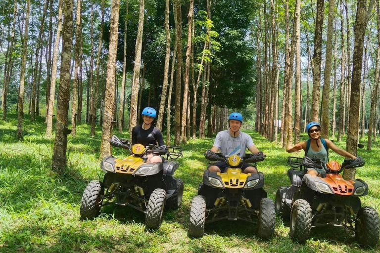 Khao Lak: Ethical Elephant, Zipline & ATV Premium Combo
