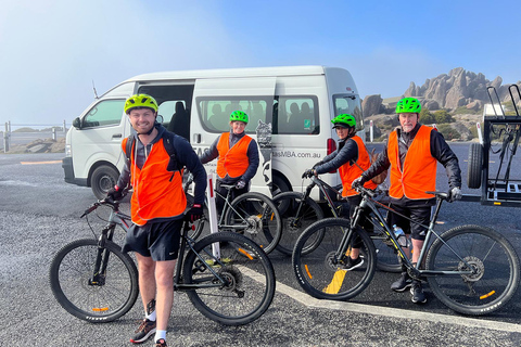 Depuis Hobart : Sommet du Mont Wellington et excursion à vélo dans la forêt tropicale